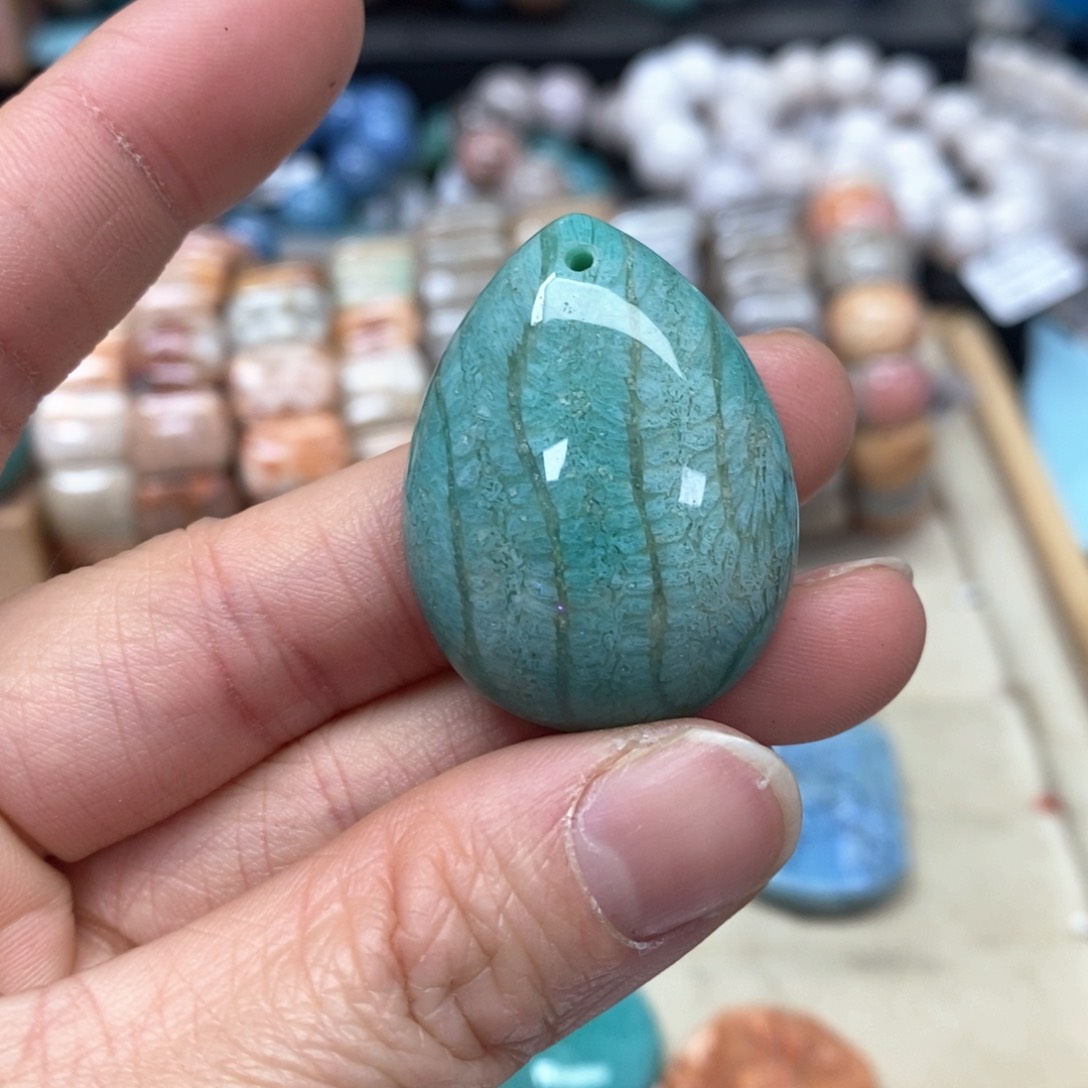 硅化珊瑚（珊瑚玉）手链未镶嵌163