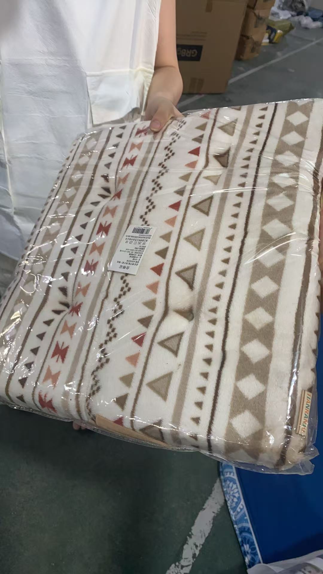 奶茶色正方形波西款坐垫发1个 约40*40