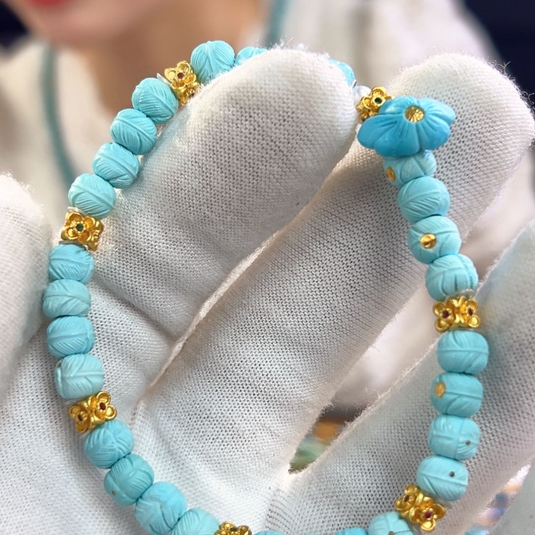 绿松石珠宝奇石未镶嵌