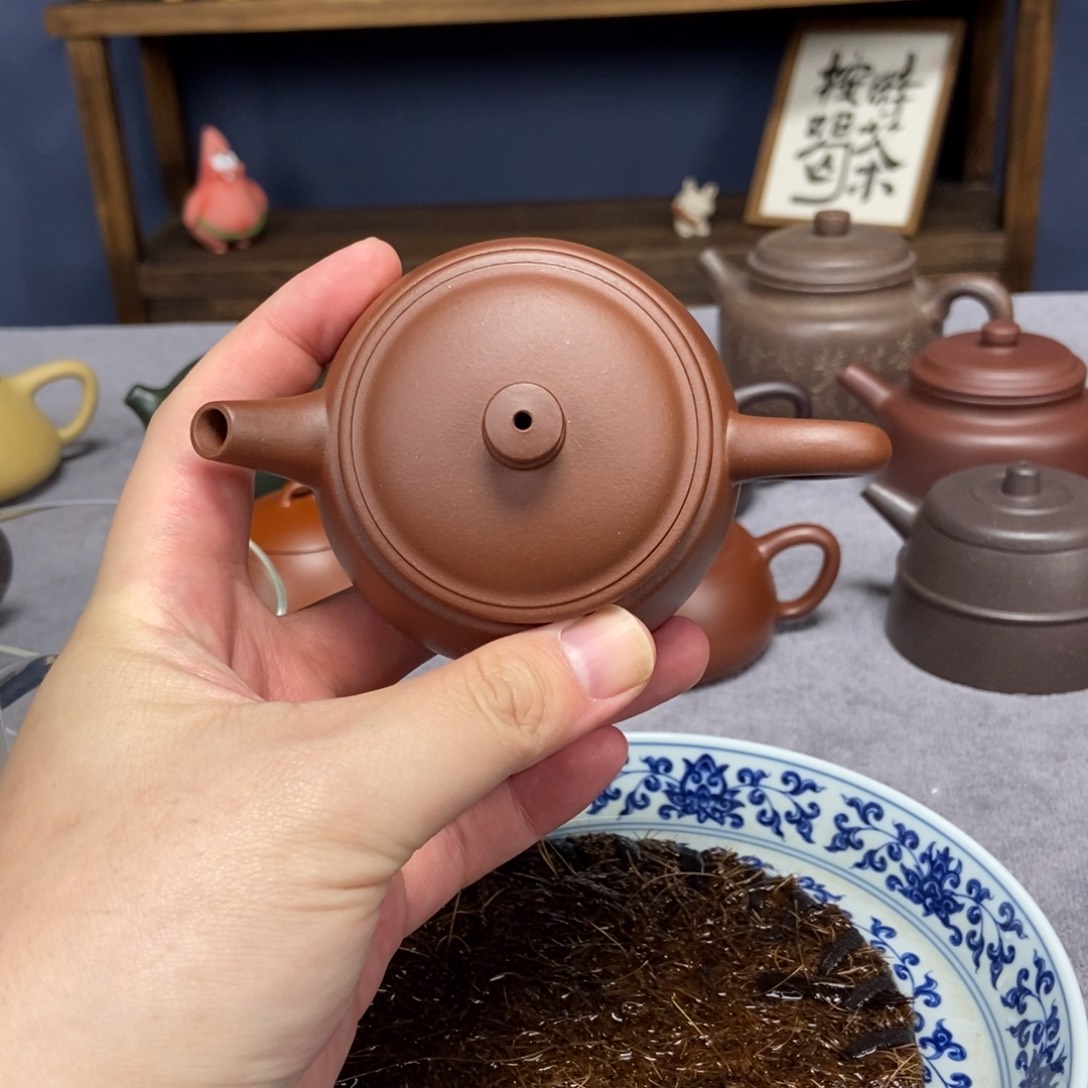 茶壶紫砂金钟紫砂壶