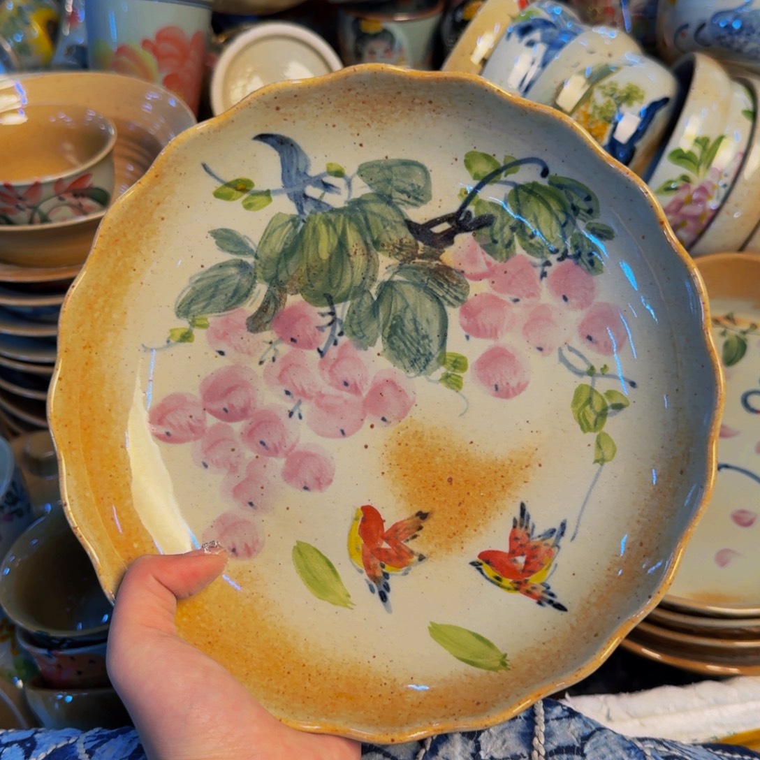 瓷片景德镇陶瓷手工手绘