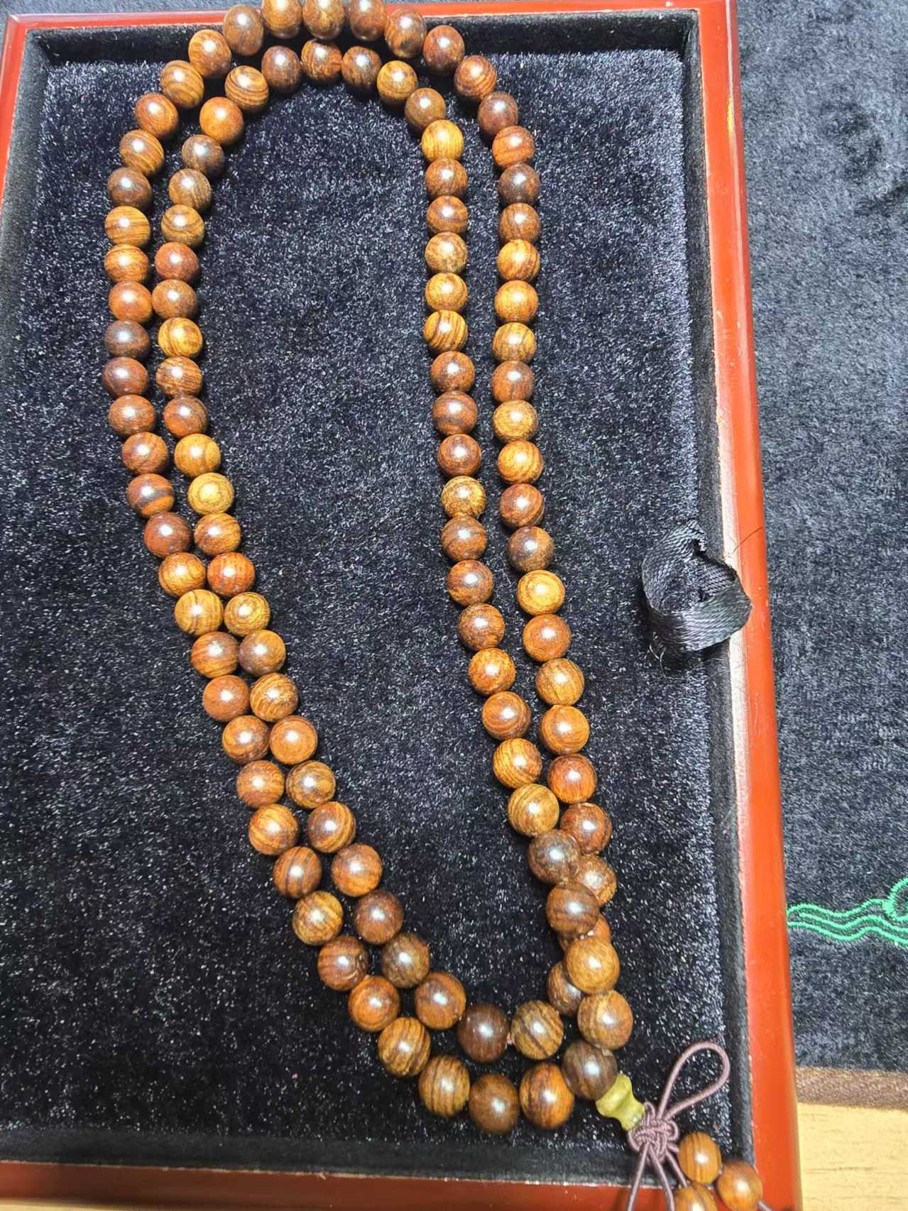 草花梨长链8m尺寸108颗念珠2425