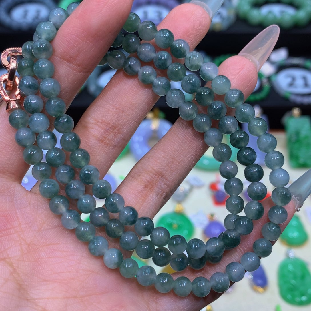 翡翠未镶嵌颈饰翡翠5