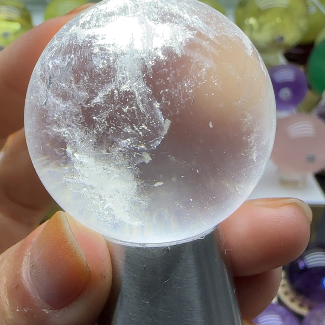 未镶嵌珠宝半成品水晶38.9mm