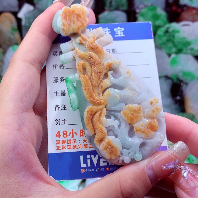 【闪购商品】翡翠颈饰未镶嵌挂件