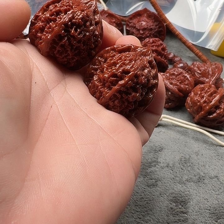 ****月文玩核桃吊坠满天星036