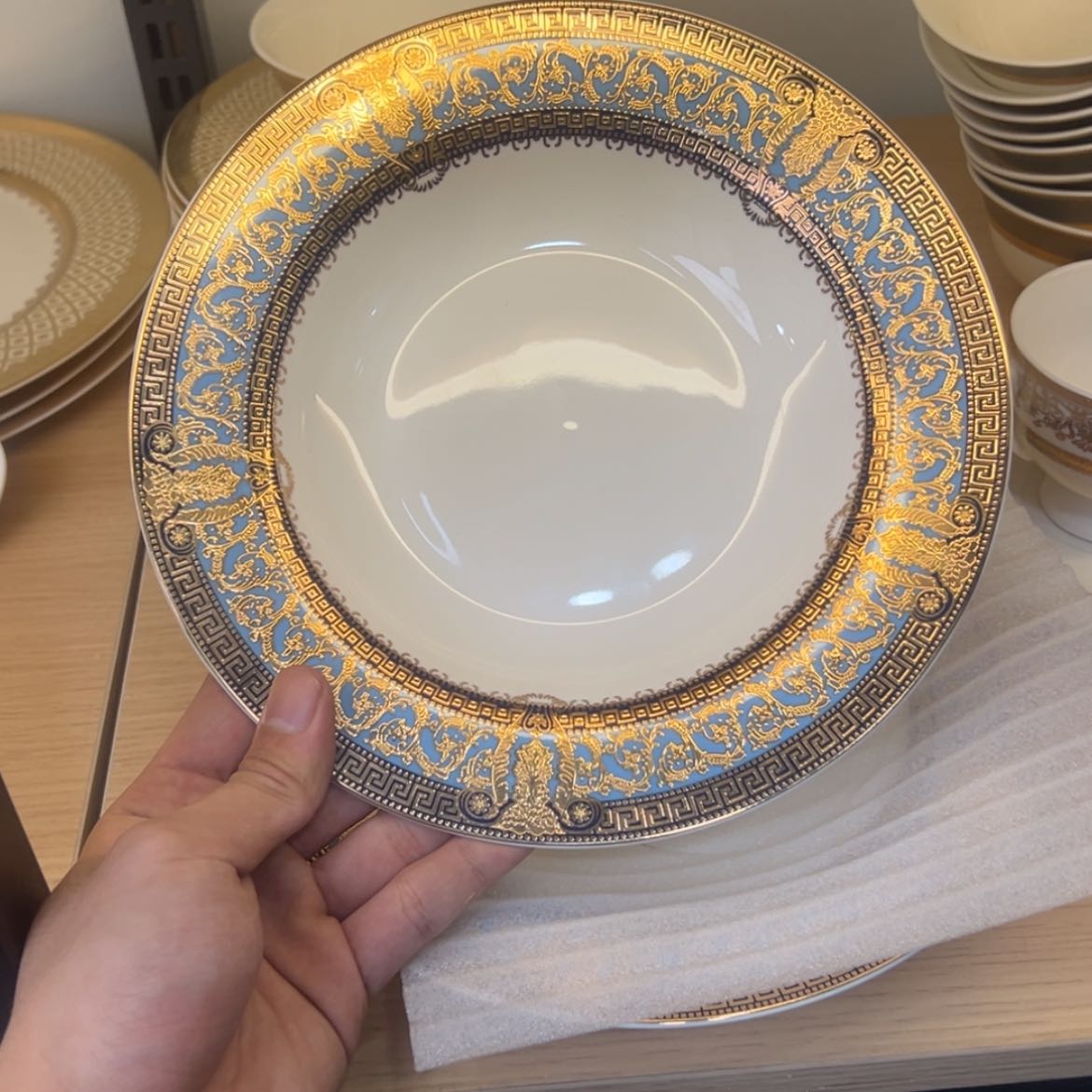 【闪购商品】瓷片9寸草帽盘两个一单尾单