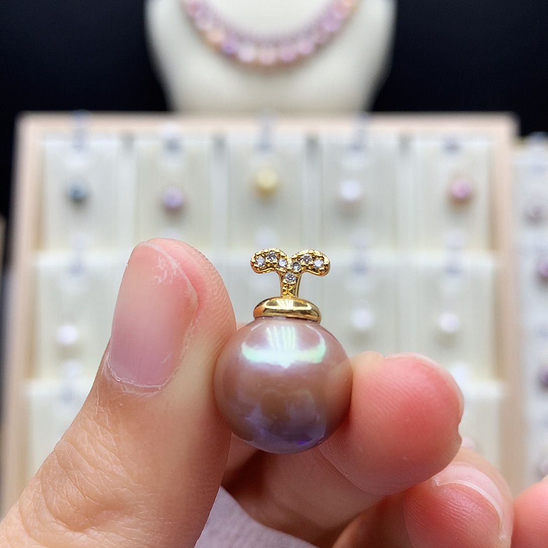 淡水珍珠合金颈饰