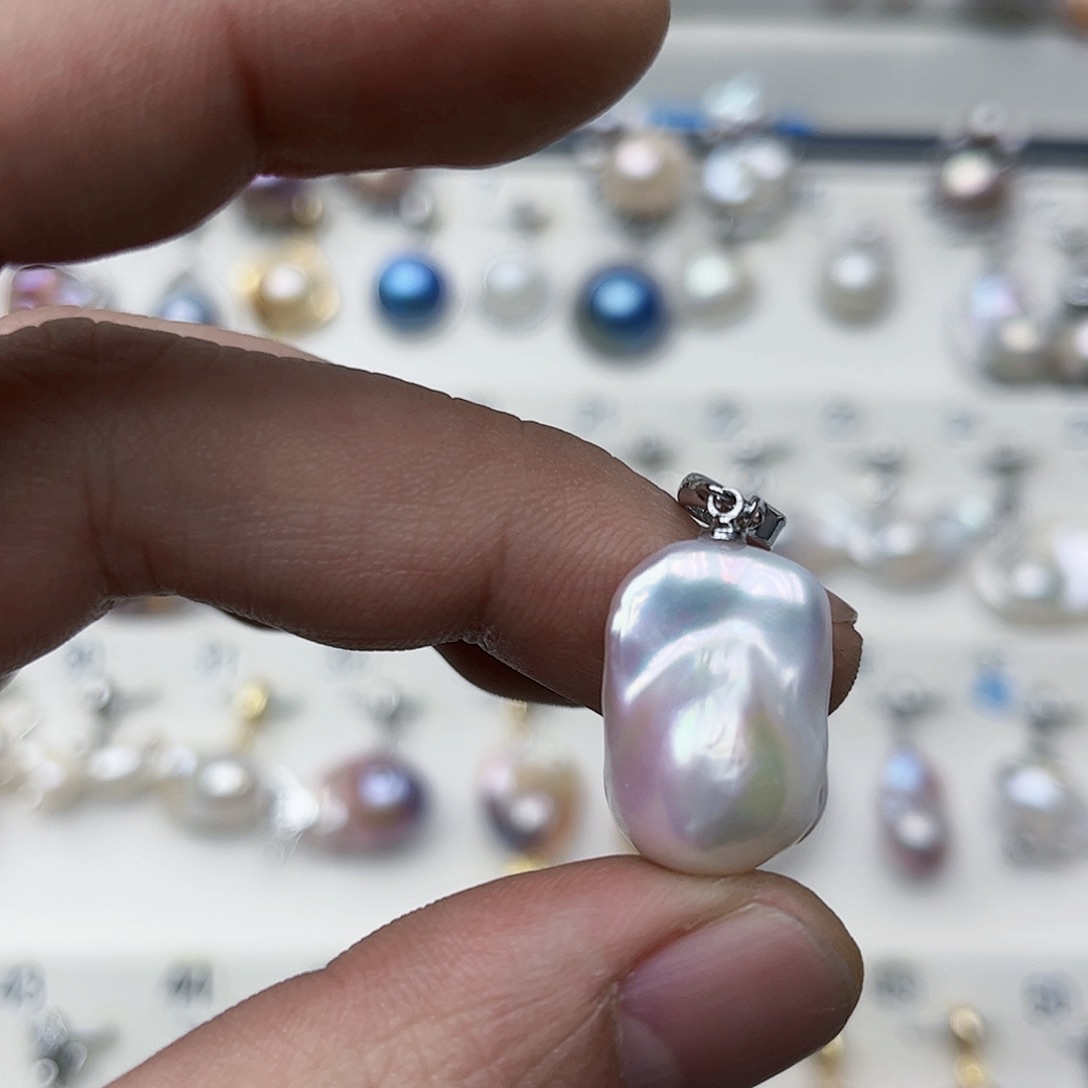 淡水珍珠吊坠(不含链)未镶嵌07