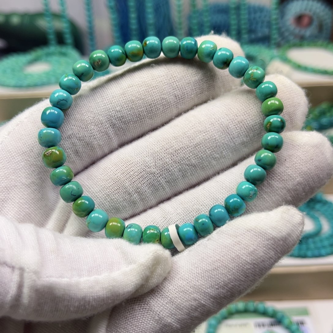 绿松石未镶嵌手链