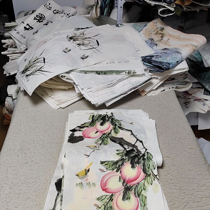 可***灬国画落款后台备注