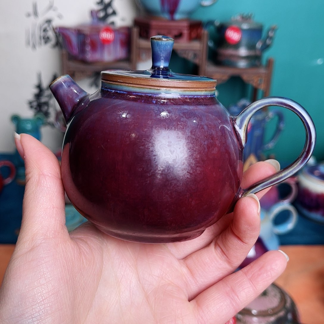 壶坚*钧瓷艺术作品壶