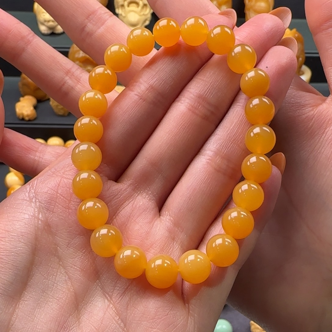 石英质玉（缅黄）未镶嵌配饰