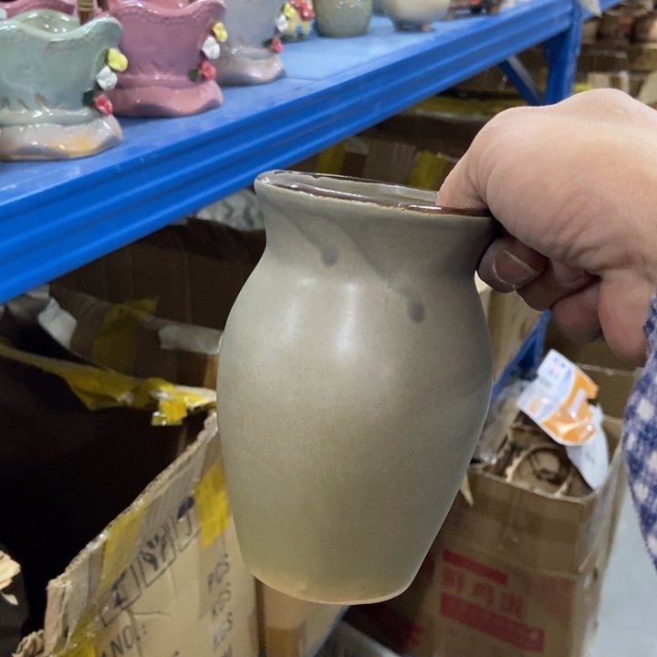 陶瓷花盆单场满9.9发8*13.5