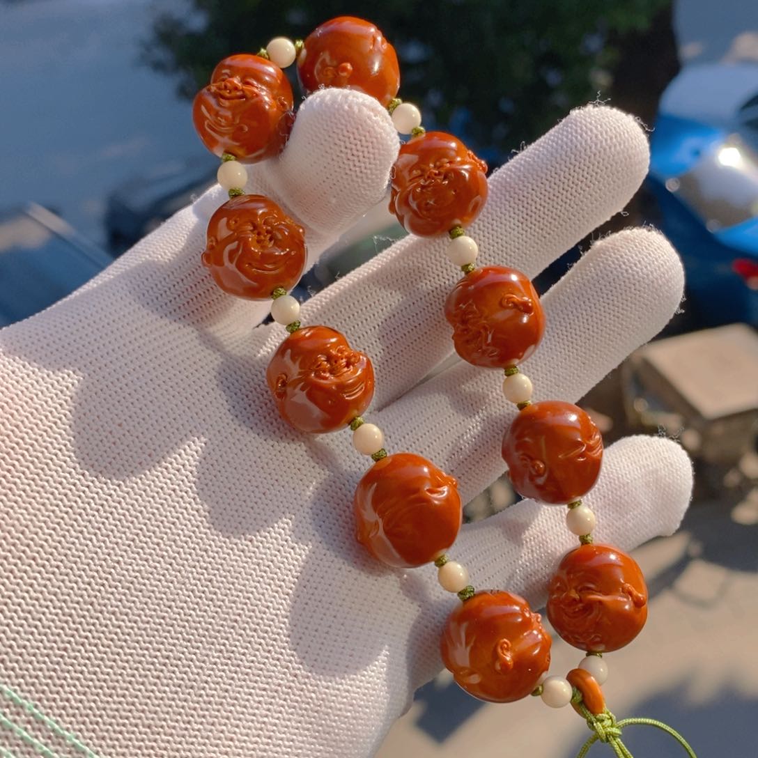 手串/手链橄榄核许静健18×17老铁核，笑口常开