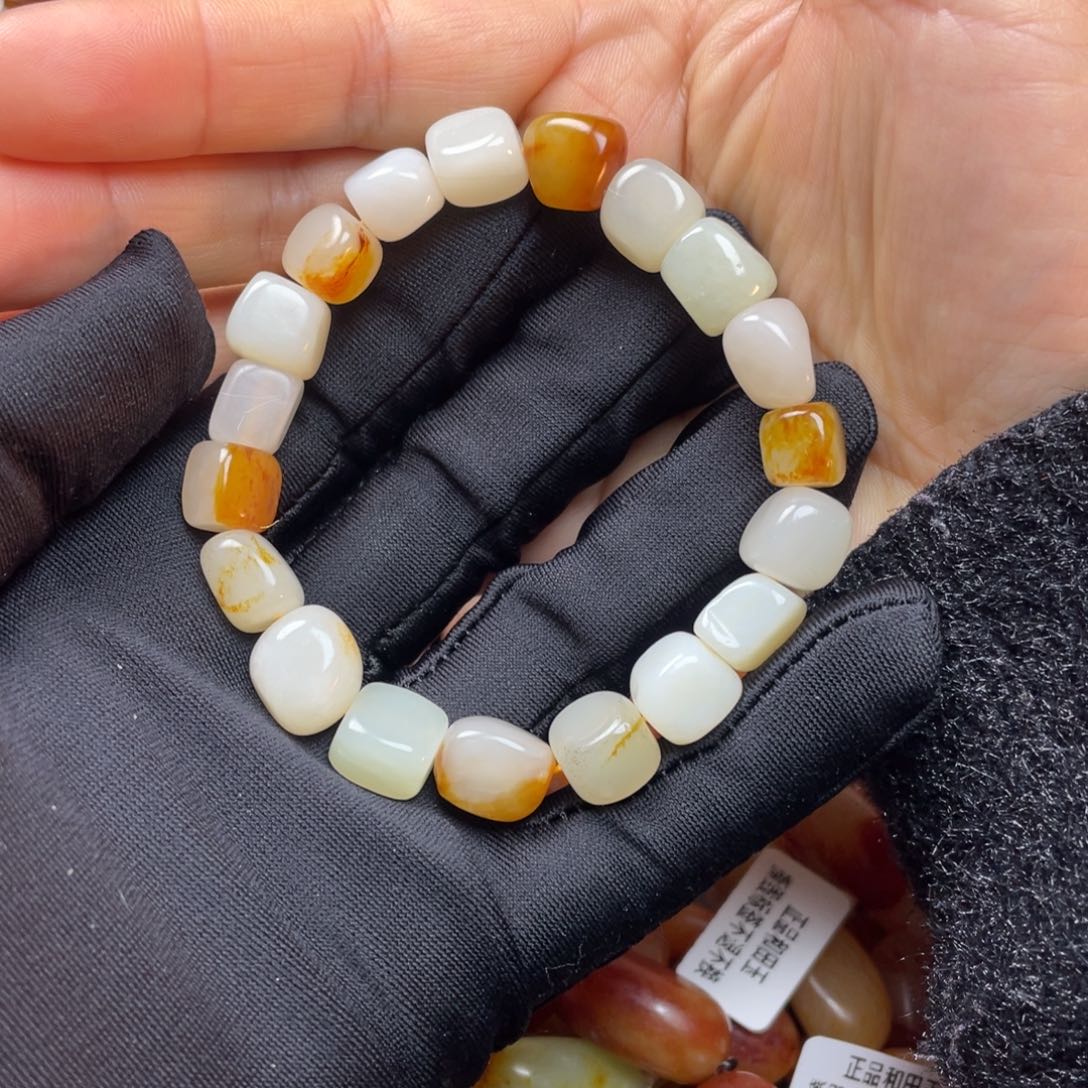 和田玉手链未镶嵌