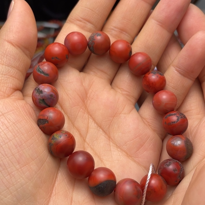 南红玛瑙手串1未镶嵌