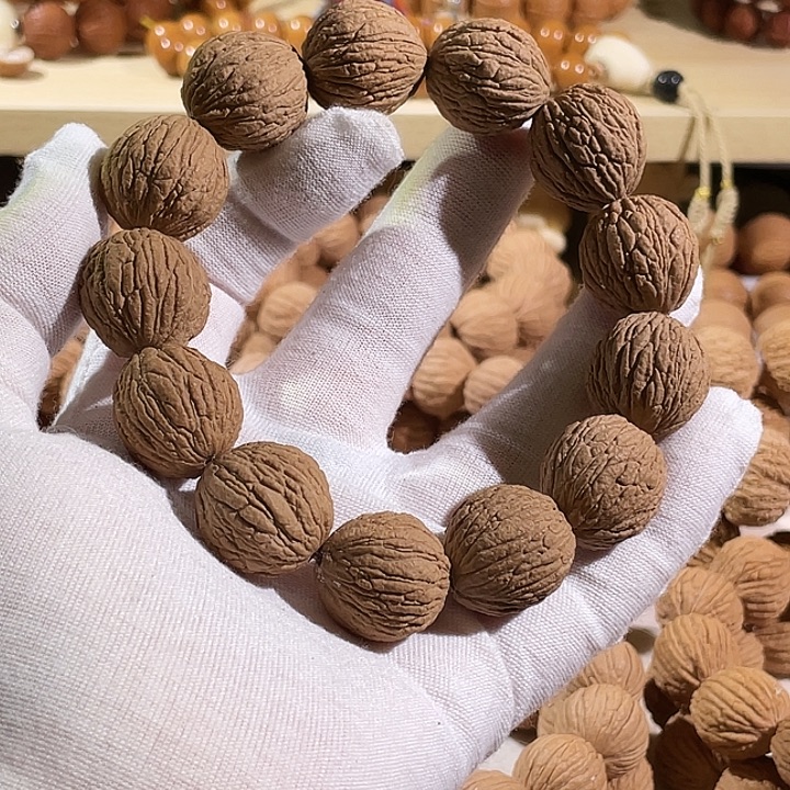 手串猴头核桃野生黑武士金丝凤羽