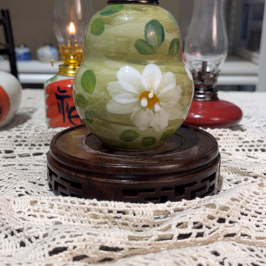 摆件景德镇陶瓷香薰灯