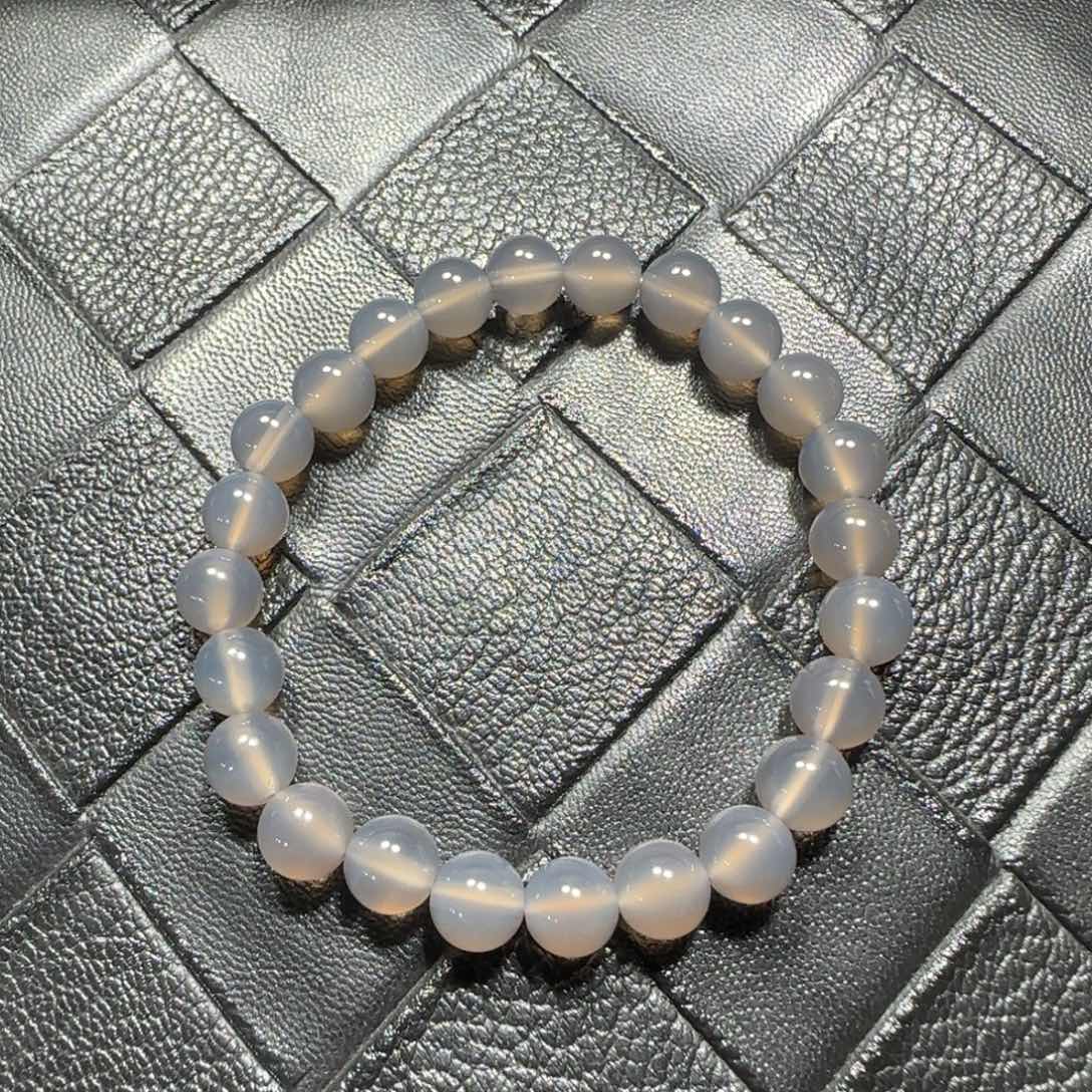 玛瑙/玉髓未镶嵌手串8mm➕