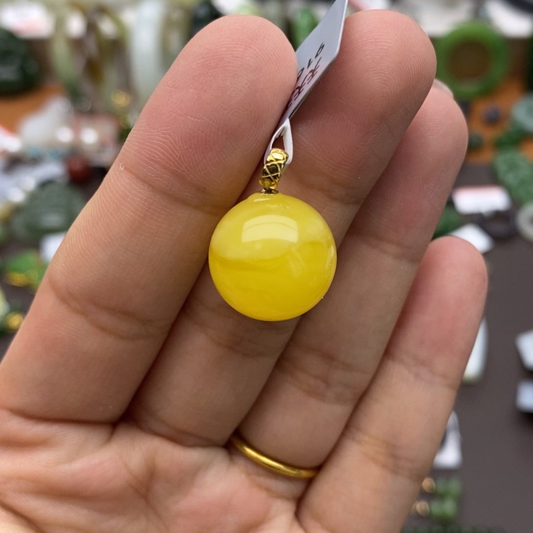 项链未镶嵌和田玉青*?