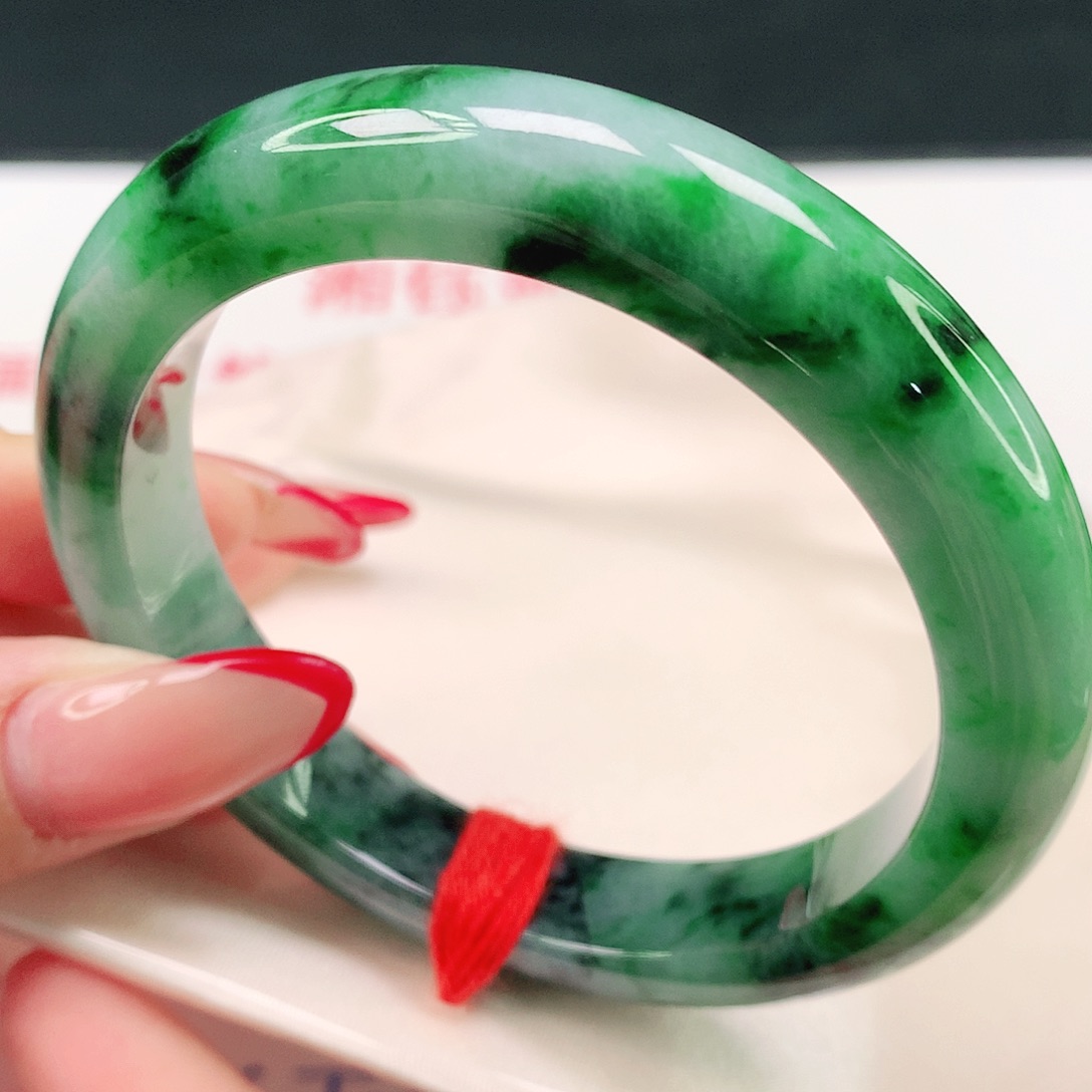 翡翠未镶嵌手镯天然翡翠1823