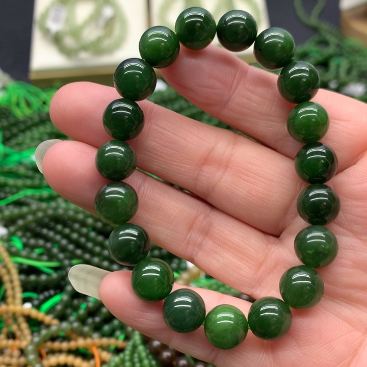 未镶嵌手链和田玉9.8