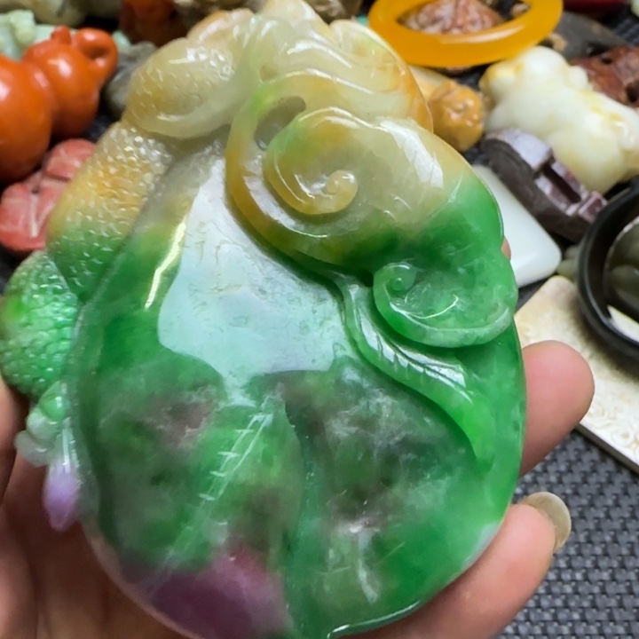 紫金钵盂菩提吊坠