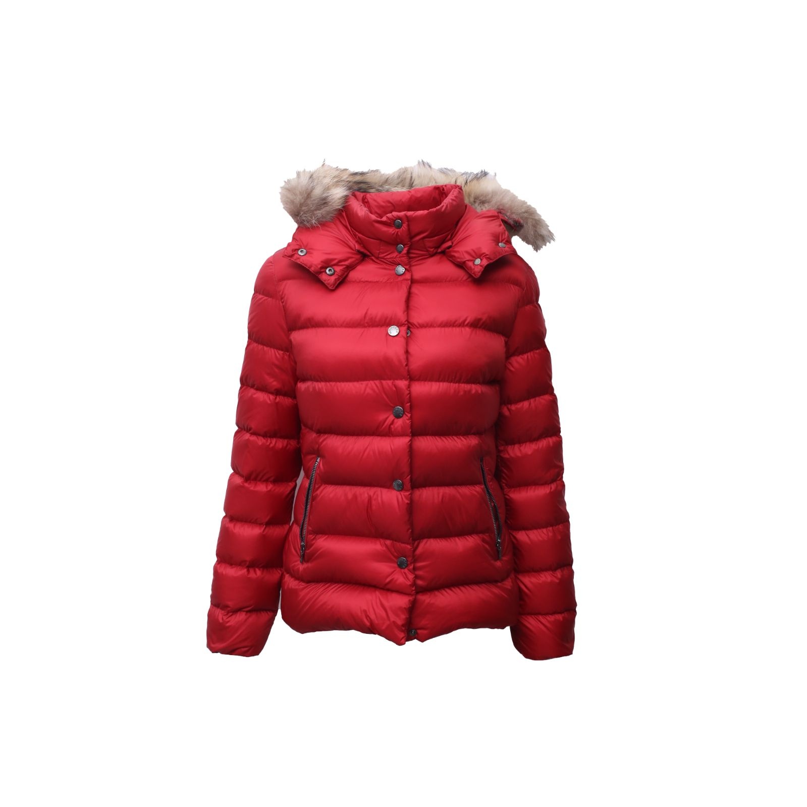 95新 MONCLER  红色 羽绒 尼龙 毛领服 童装码 14码 P235705639