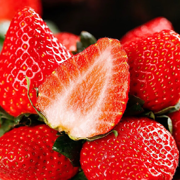 长丰九九红颜奶油草莓新鲜现摘当季水果顺丰包邮楠姐甄选产地直发