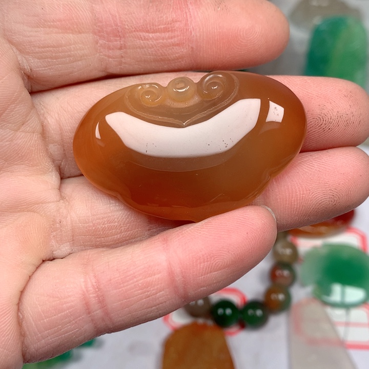 玛瑙/玉髓颈饰未镶嵌用****0