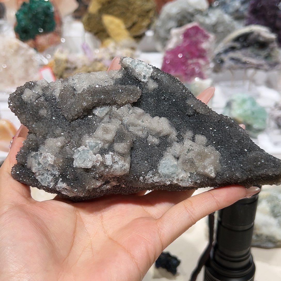 䘮***有机玻璃福建蓝莹石水晶