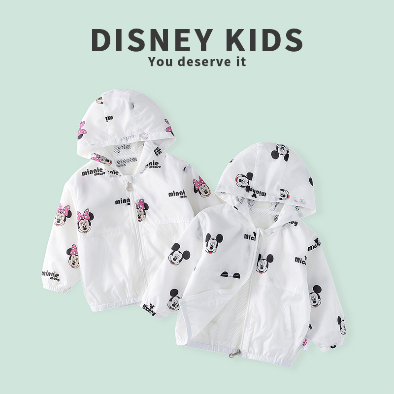 Disney/迪士尼儿童空调衫夏装薄款宝宝外套XOE2SW156-160-161-162