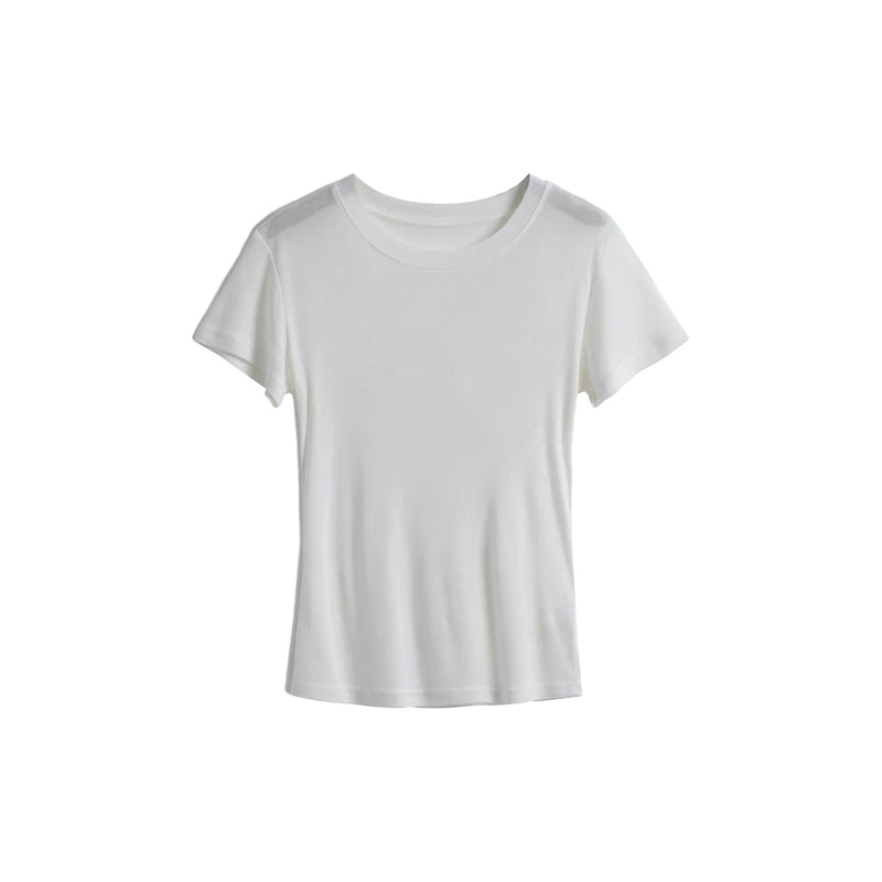 南油小众设计师新品小白标面膜短袖T恤6062