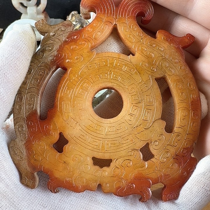 和田玉挂件未镶嵌L