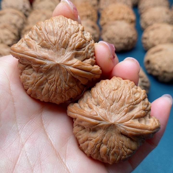 文玩核桃把件41磨盘