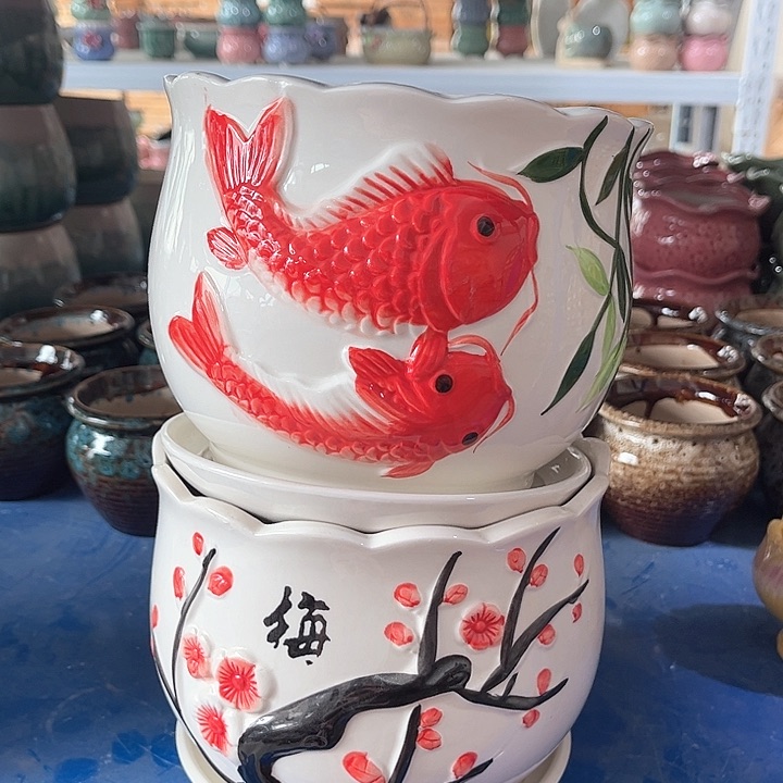 红陶陶瓷批发，不计成本，口变形
