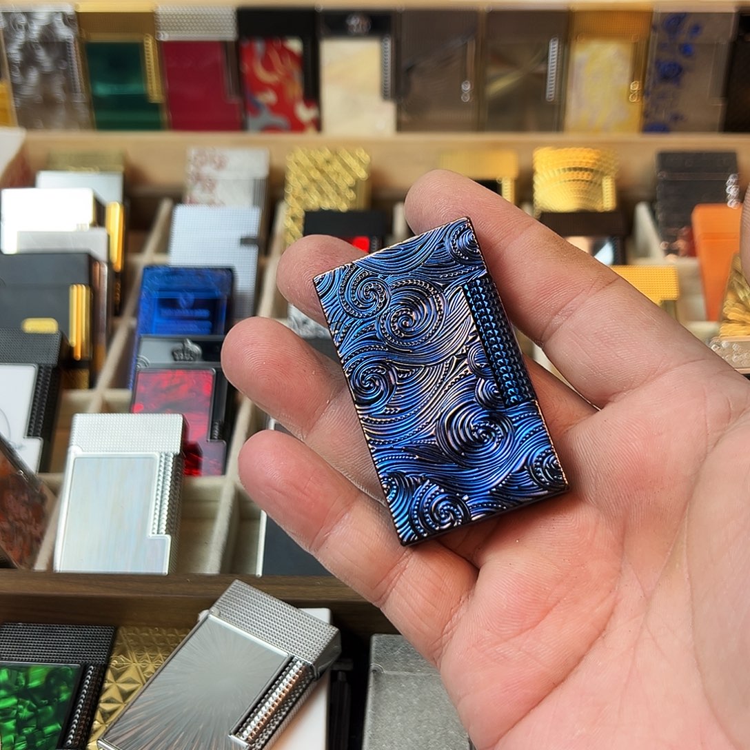 纯铜蓝色斗转卡路