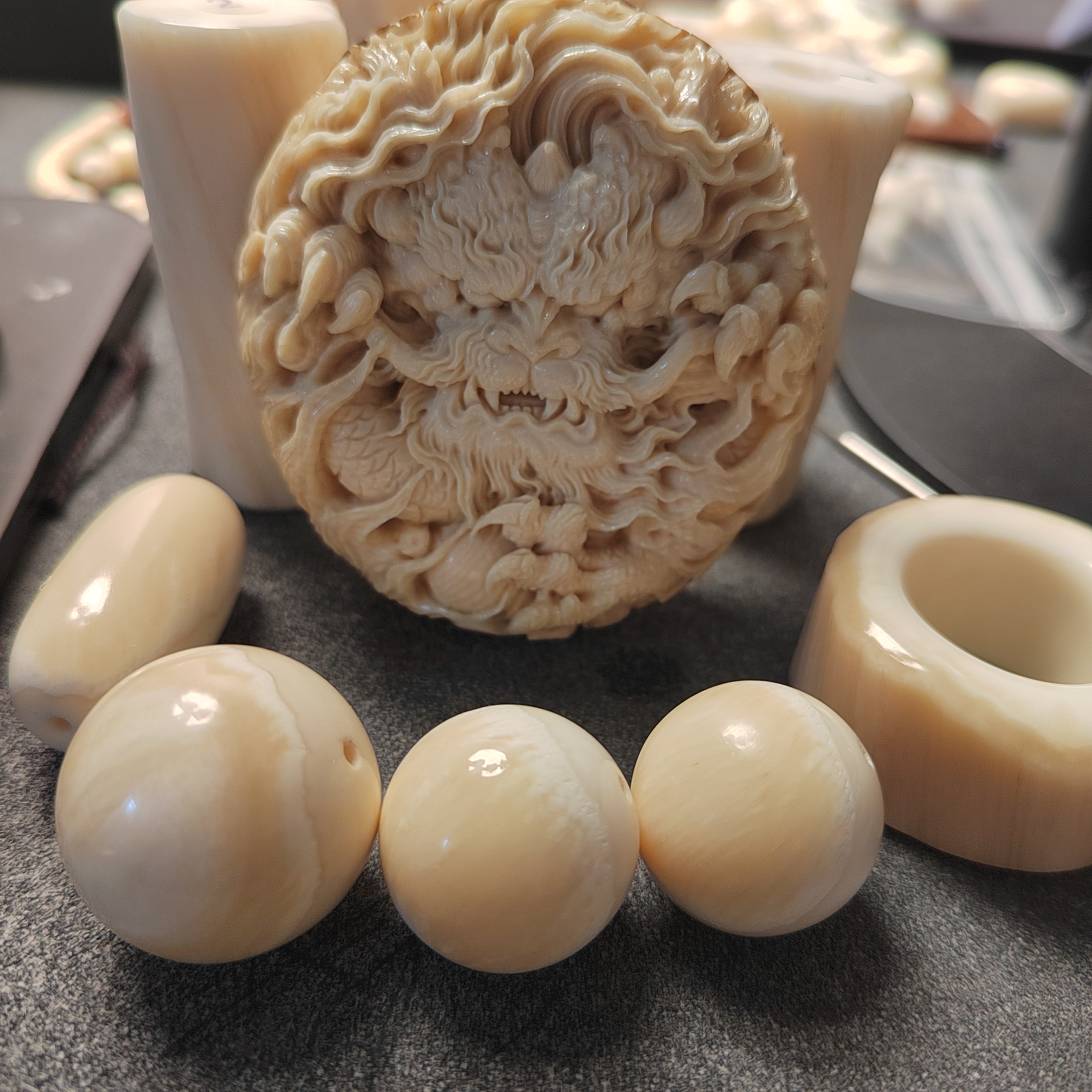 鲸颜猛犸直播配饰DIY专拍链接—私拍不猛犸牙手串发货