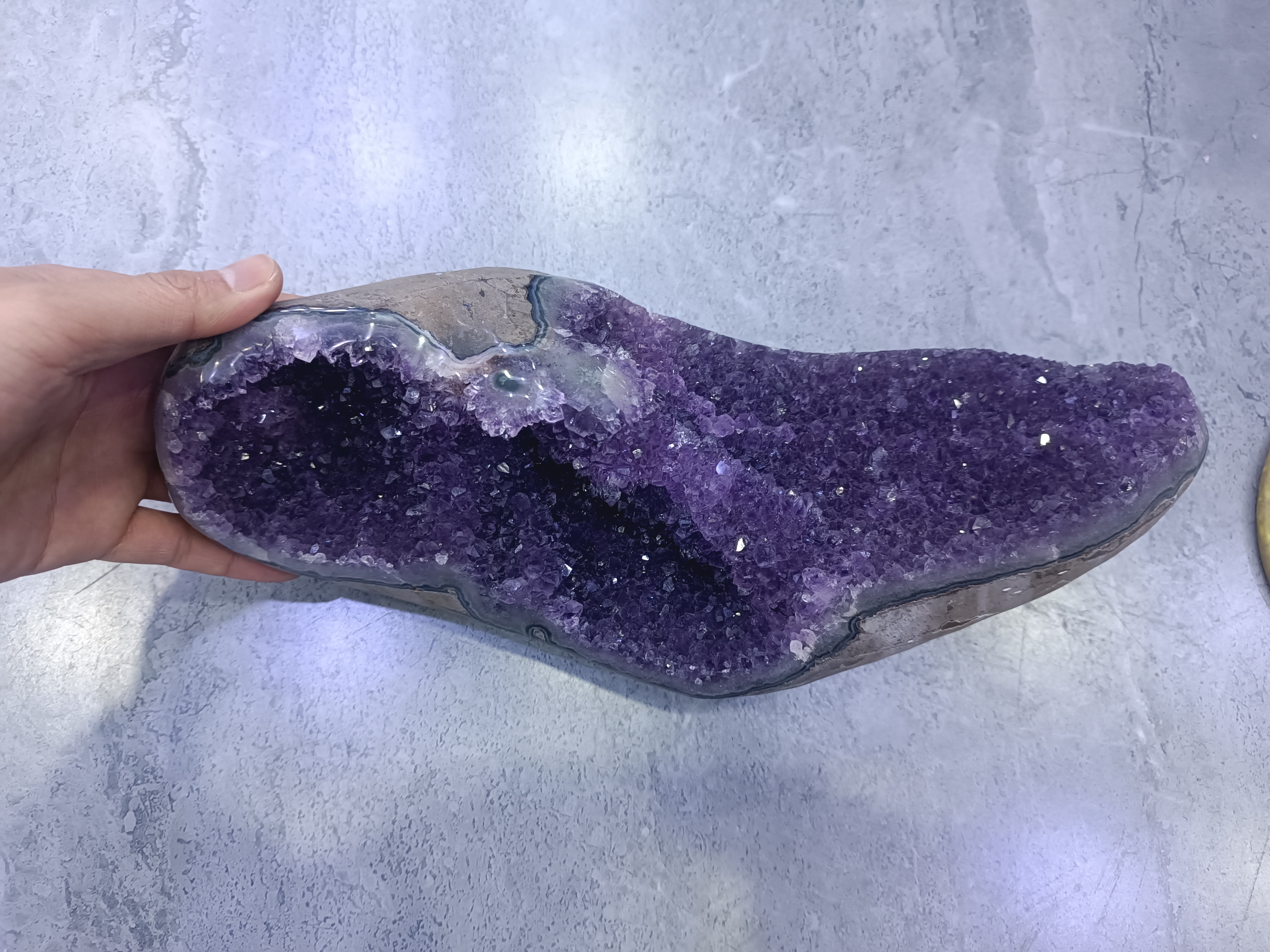 巴西乌拉圭紫水晶摆件