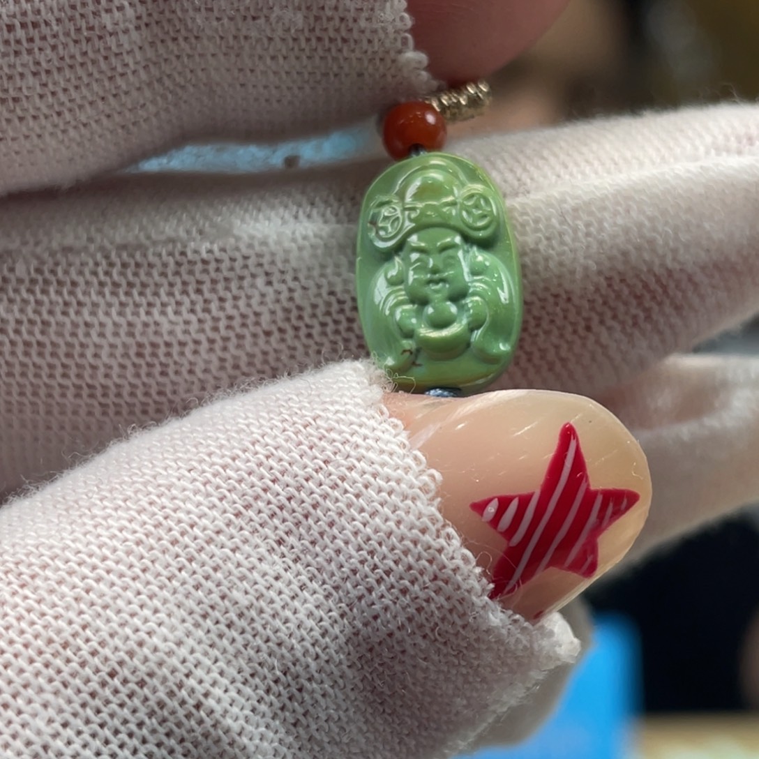 绿松石未镶嵌挂件