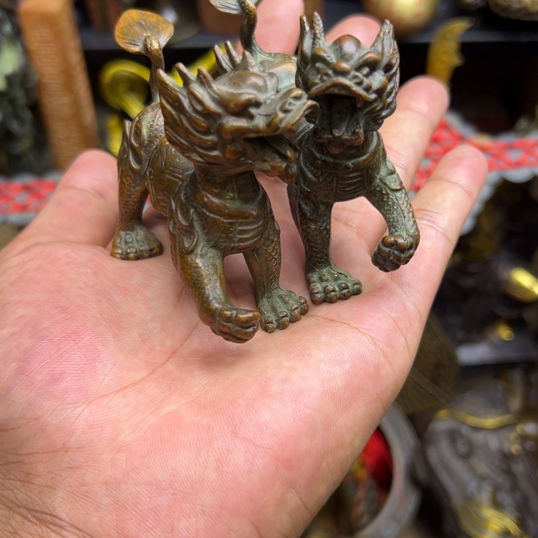 百万古铜工艺品摆件