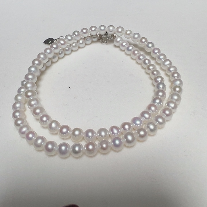 颈饰钛钢淡水珍珠