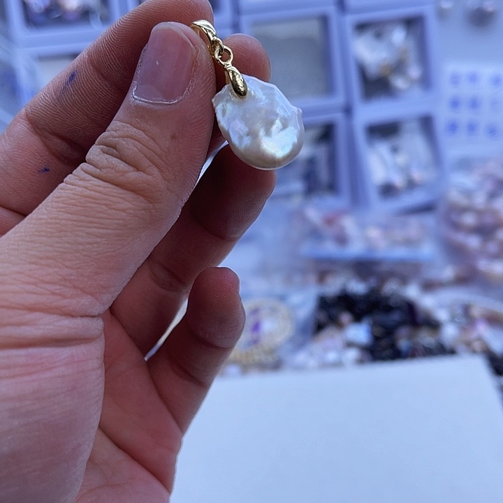 淡水珍珠项链284银S925镶嵌