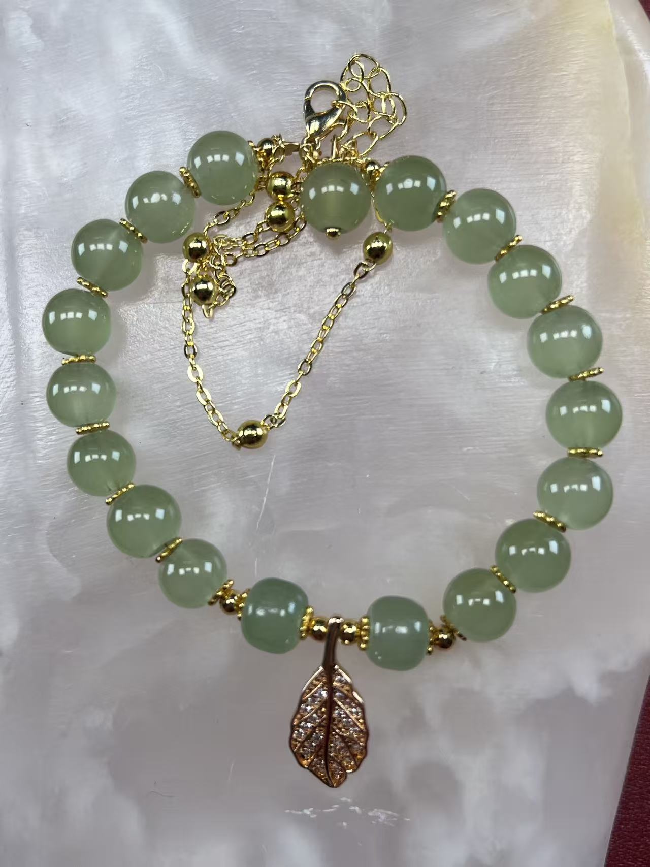 琉璃金枝玉叶双层手链 无礼盒 MK1063