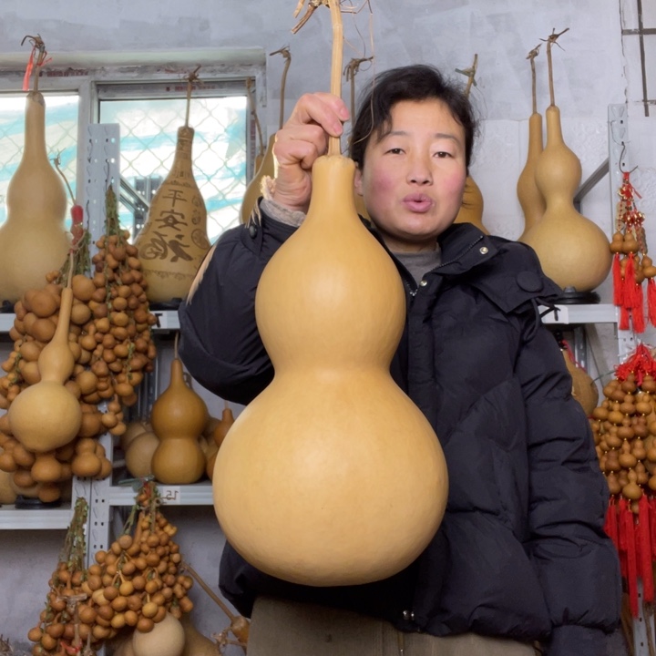 三***1天然植物葫芦文玩