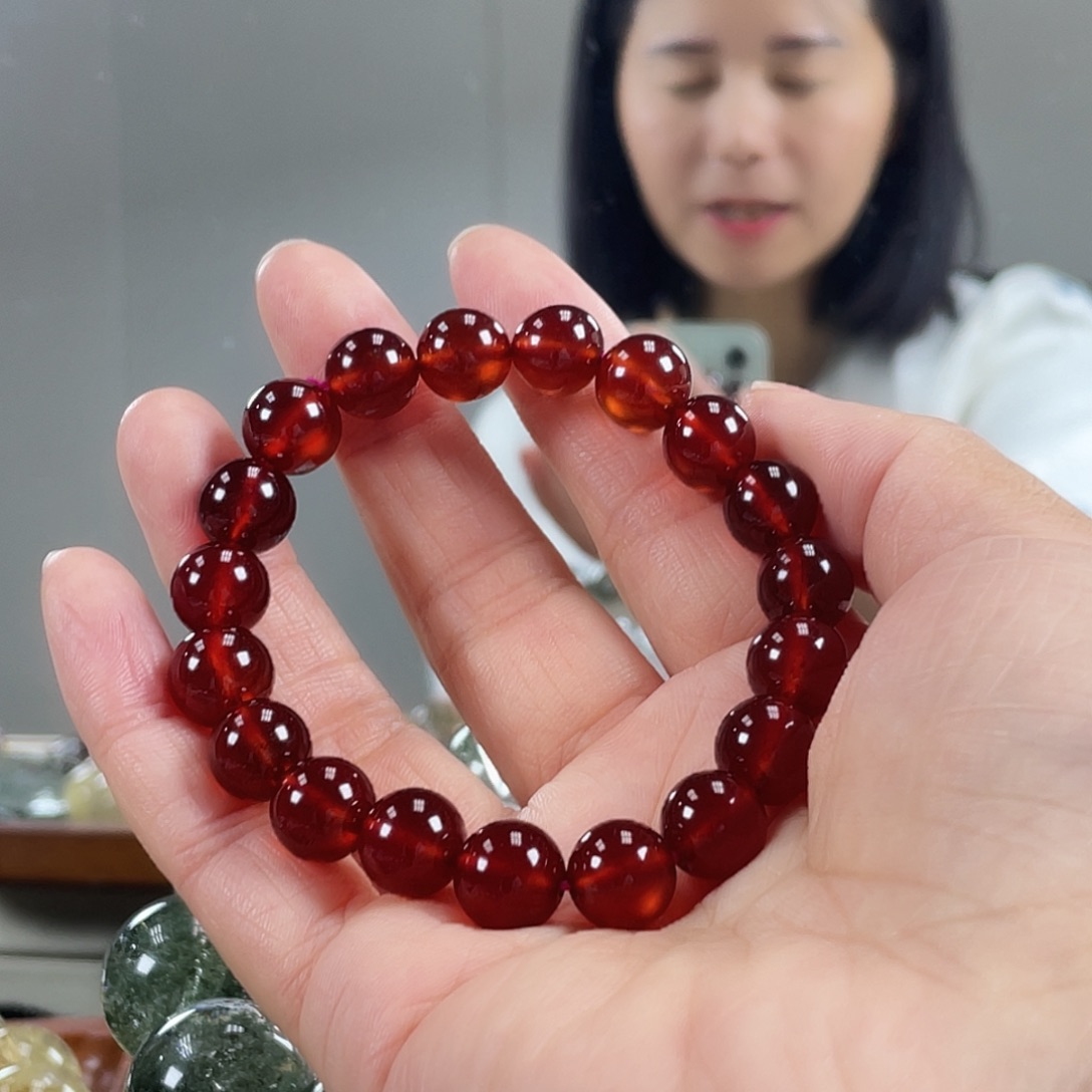 手链未镶嵌石榴石嘻**哈手链
