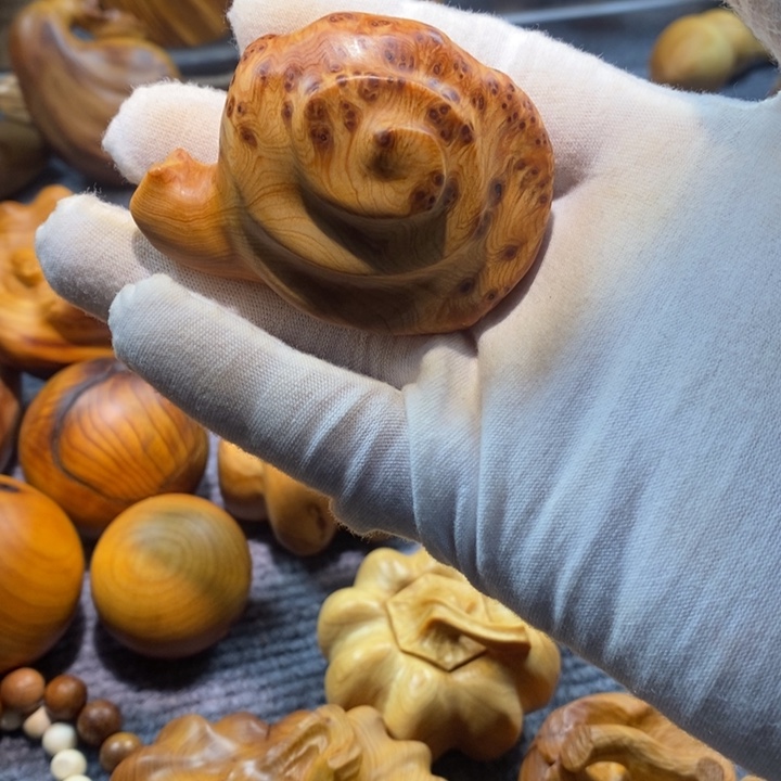 柏木（崖柏）岁****3陈化老料把件手串