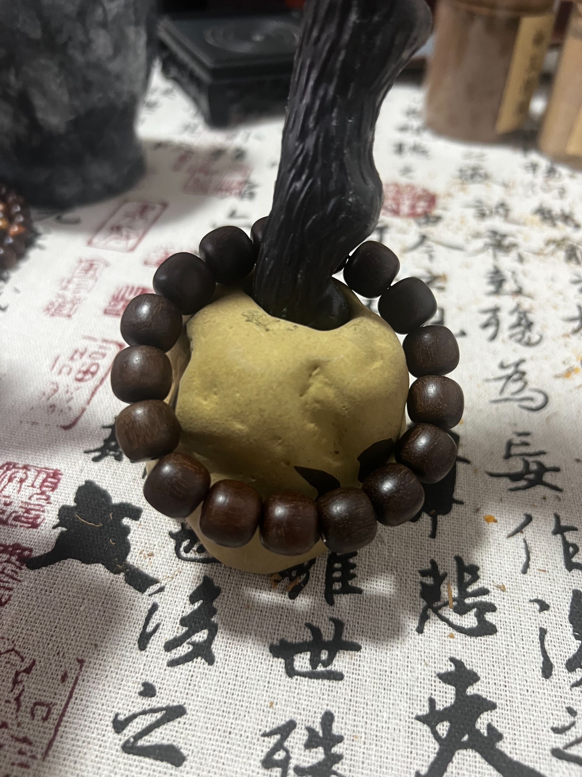 【蕹合】单圈12*13mm老料富森香味好手工珠串DIY编织