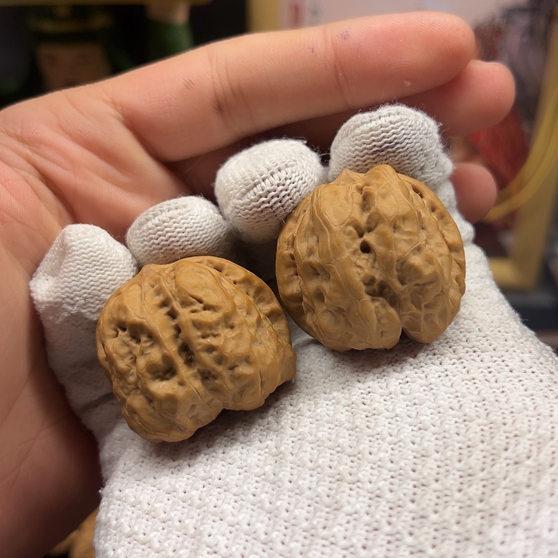 文玩核桃吊坠边38肚39全品蛤蟆